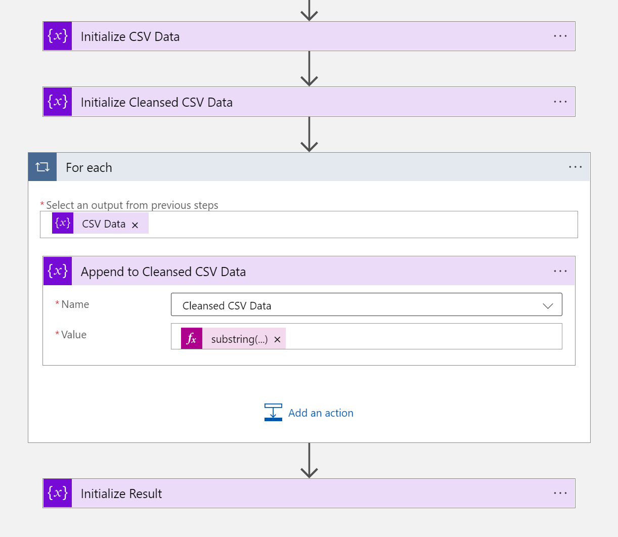 使用 Azure 邏輯應用洗掉 CSV 中的空白列