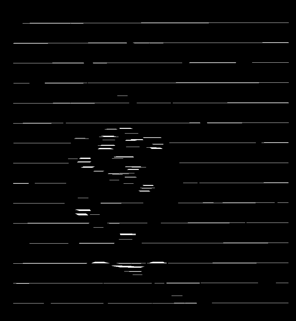 使用 Open CV 洗掉水平線