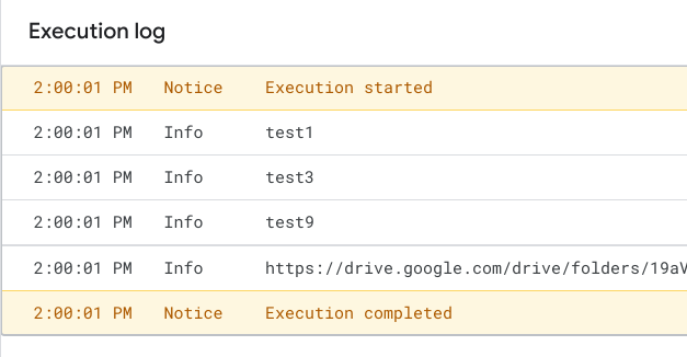子檔案夾搜索和停止（Google Apps 腳本/Javascript）