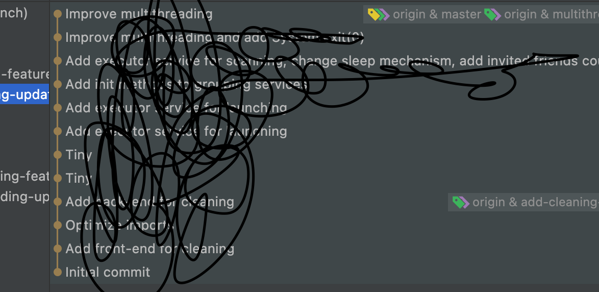 如何在 IntelliJ 中顯示 git 分支的平行線 UI?