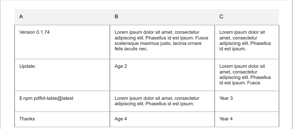 node.js 中 pdfkit-tables 中的垂直線