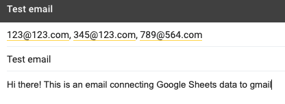 從 Google 表格中獲取資料并在 Gmail 中創建基于它的收件人、主題和正文的電子郵件