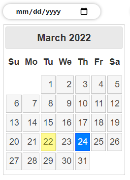 datetimepicker 輸入自動填充當前日期并禁用當前日期之前的天數