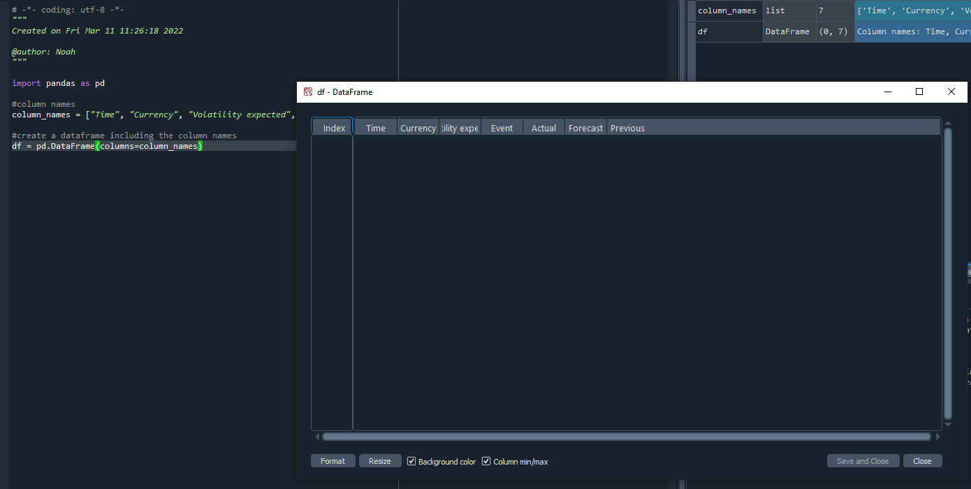 錯誤:將pandas更新到1.4.0后“Spyder無法檢索此變數的值”,如何解決?