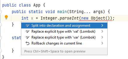 IntelliJ 快速修復錯誤,無需將游標放在突出顯示的區域下