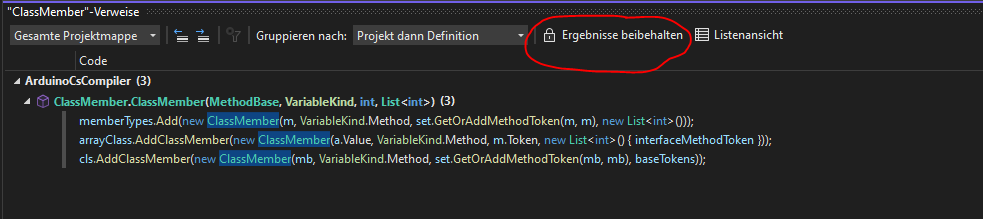 有沒有辦法在 Visual Studio 中保留多個“查找參考”窗格？