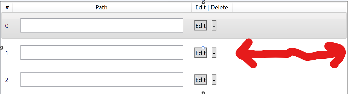 如何洗掉 WPF ListView 右側的額外空白空間(列)