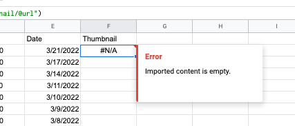 如何使用 IMPORTXML 從 XML 提要中獲取 YouTube 縮略圖?