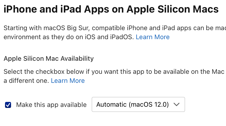 限制下載到已發布移動 iOS App 的 Macbook / MacOS