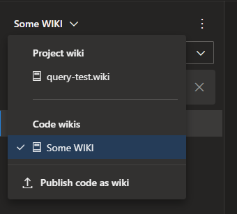 如何從 AzureDevOps 中的“已發布代碼作為 wiki”回到“預置 wiki”？