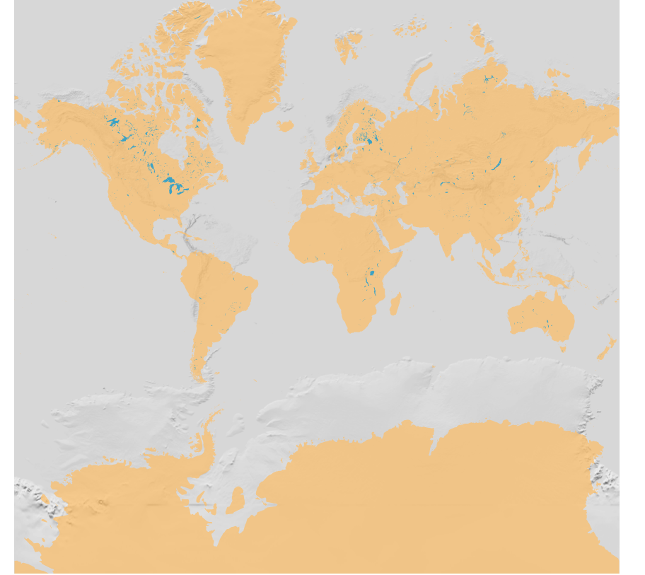 對齊自然地球 Geojson 和光柵以在 D3 中渲染