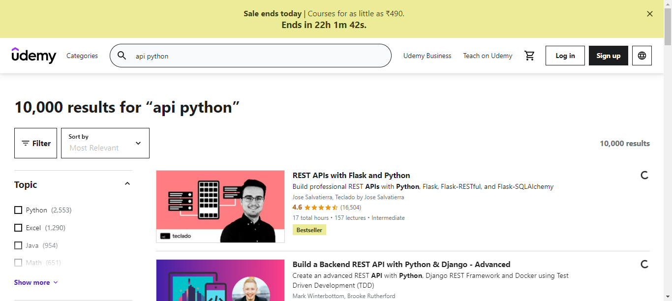 Udemy 網站在嘗試使用 Selenium 和 Python 進行 Web 抓取時不斷加載