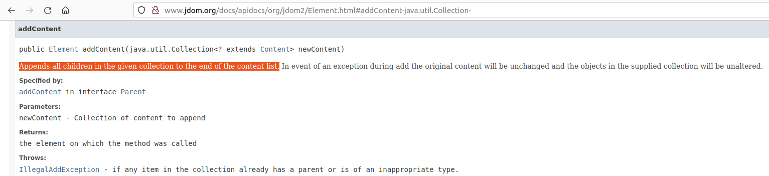 jdom中setattribute和addContent的區別？我不明白有什么區別