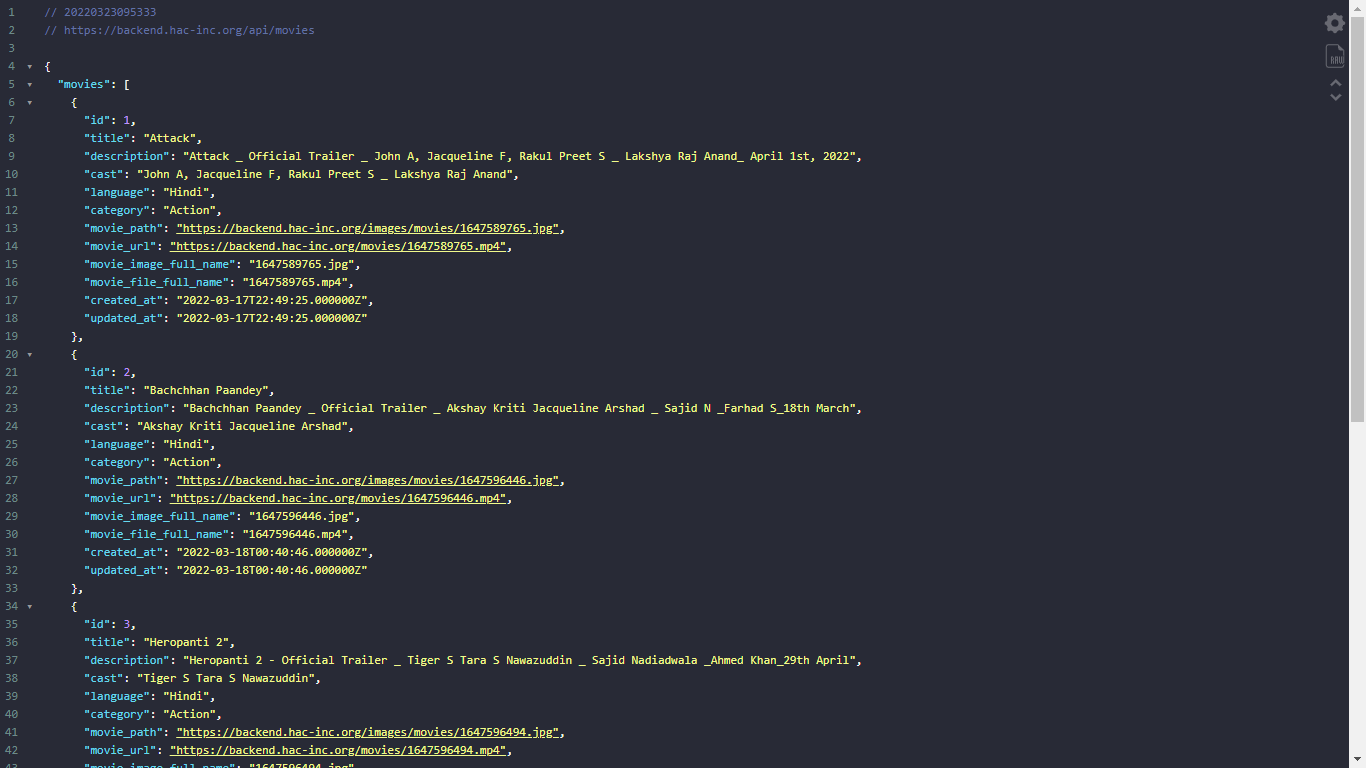 如何使用 Laravel 控制器在 JSON Api 中的物件內放置物件？
