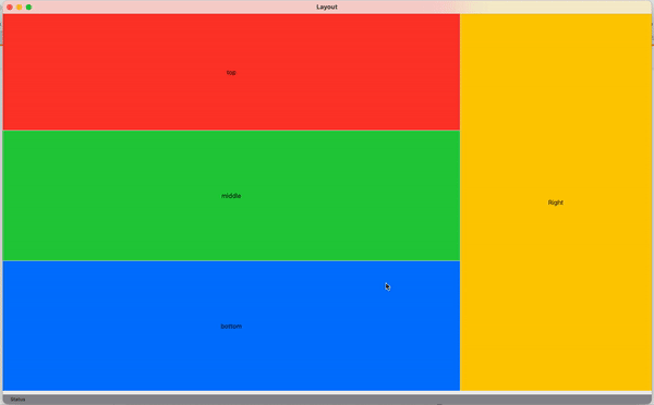 如何將 HSplitView 左右固定到視窗的范圍