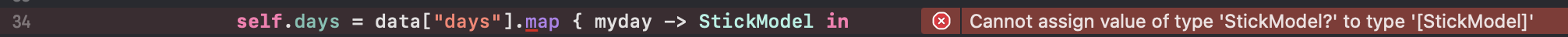 映射陣列以符合 MVVM 結構 Swift 中的模型