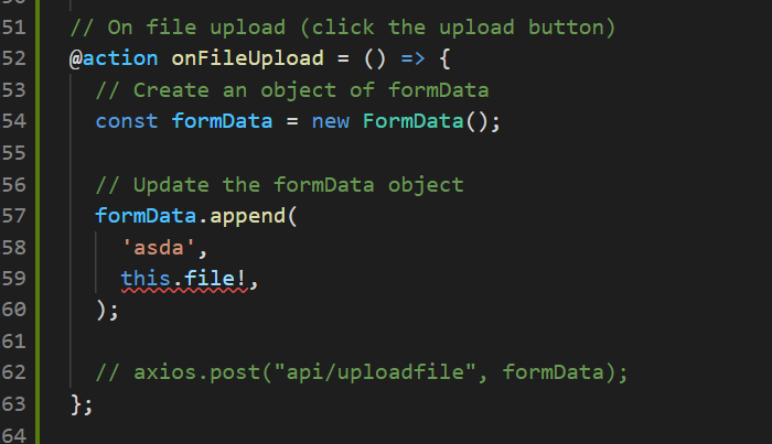 React Upload File Typescript FormData 引數