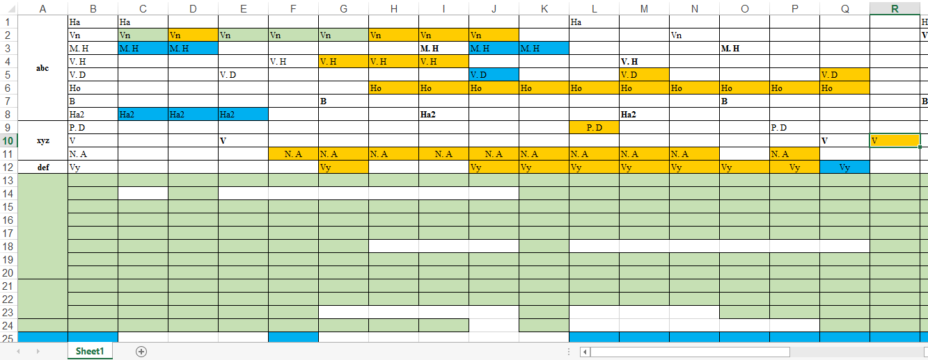 條件移動回圈 - VBA excel