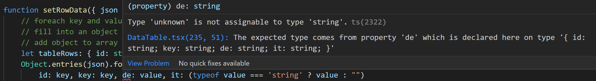 陣列中的值未定義 TypeScript [已解決]