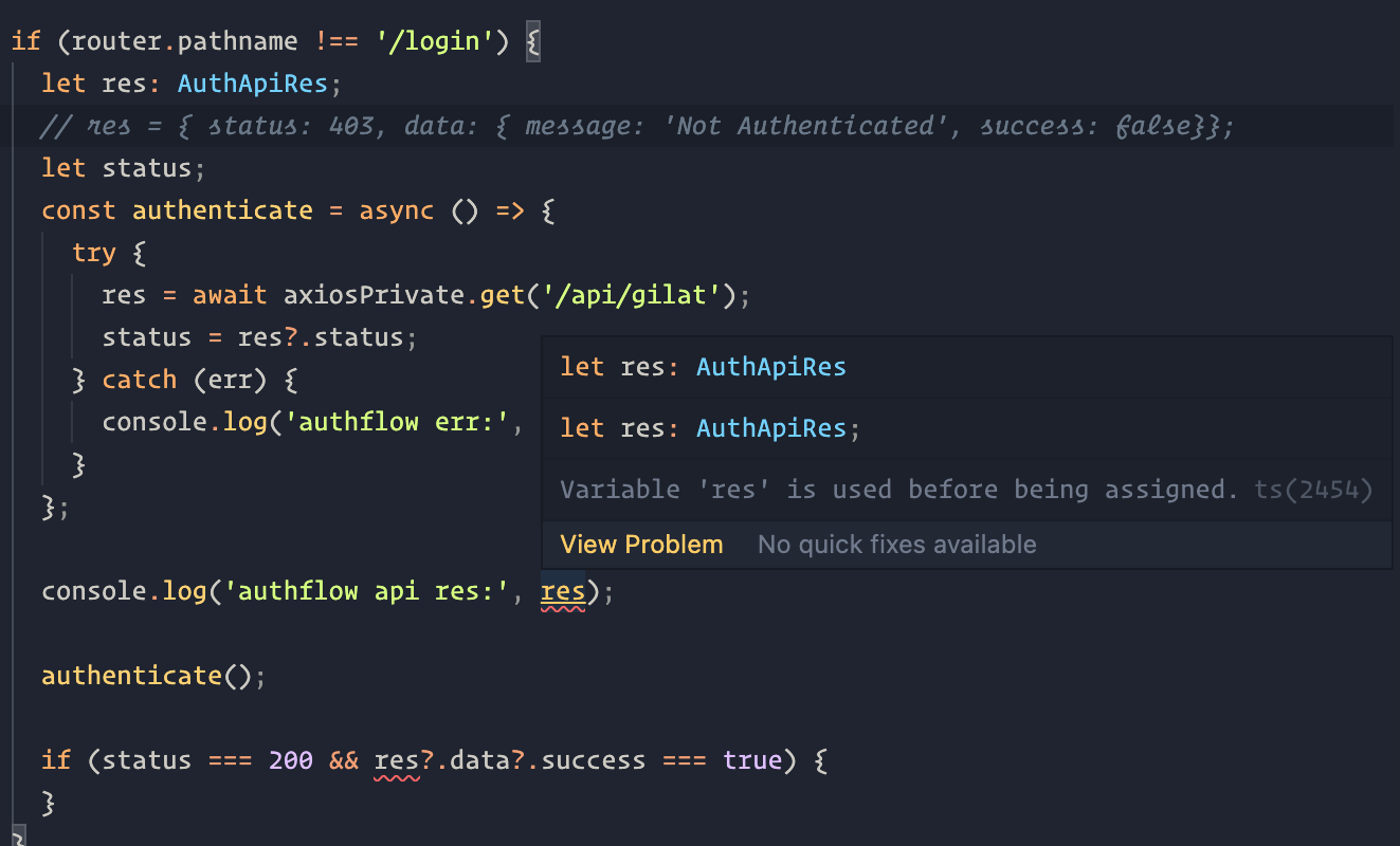 如何初始化最終將設定為 Typescript 中異步請求回應的變數?