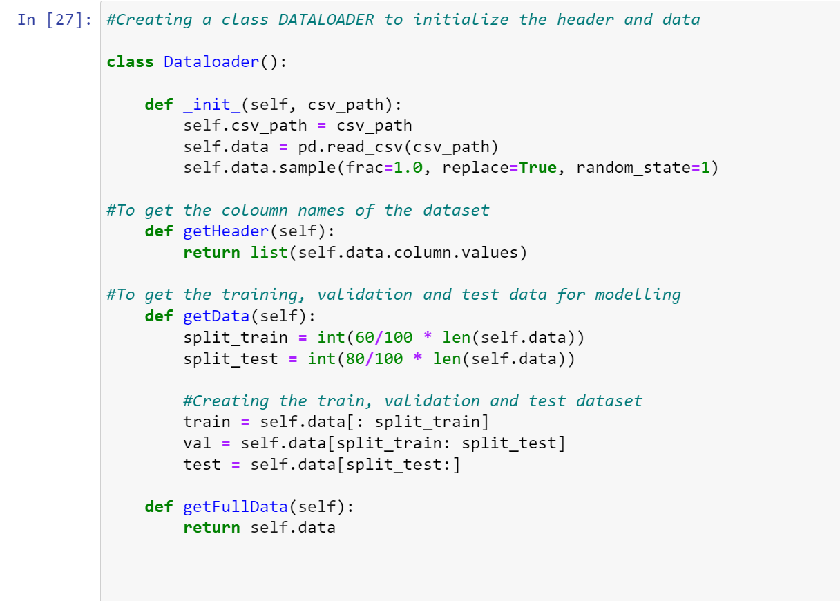 使用 OOPS 方法執行代碼以在 python 中運行檔案時，Dataloader() 不接受任何引數錯誤