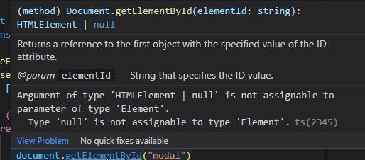 NextJS Typescript 模態