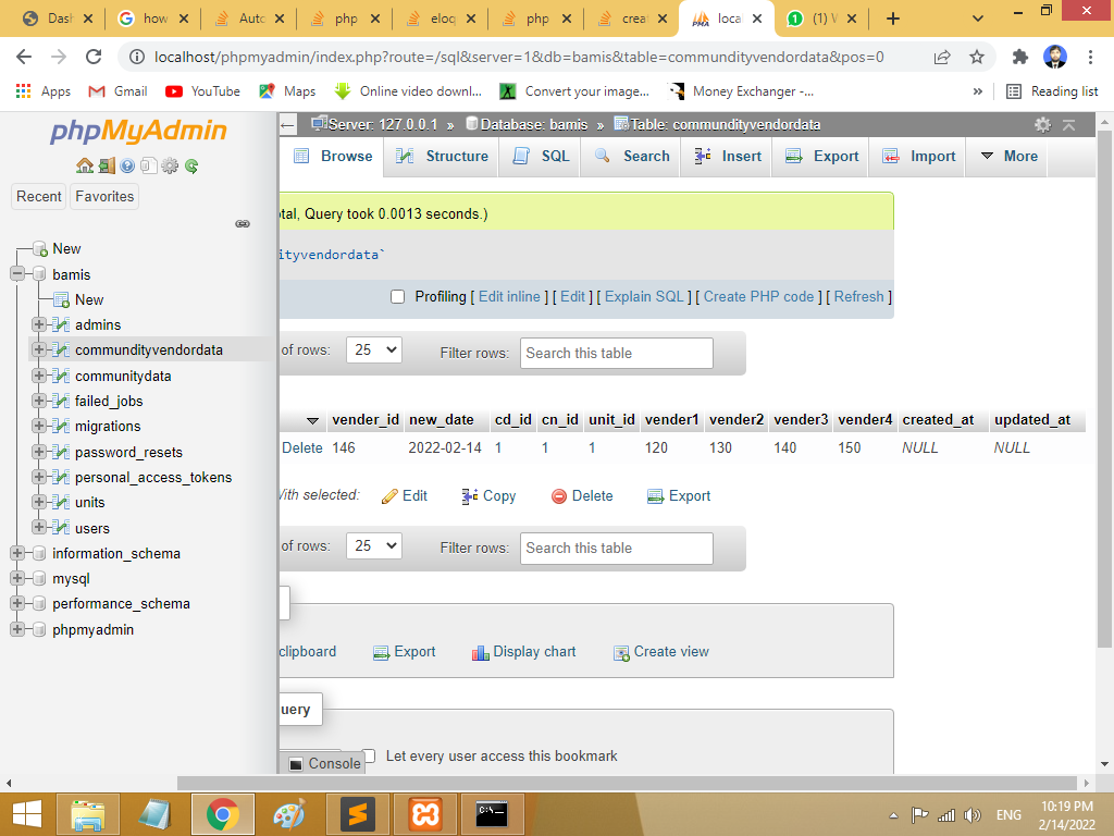 在 laravel 中自動不插入 created_at 和 updated_at 不起作用