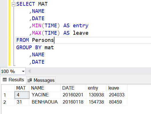 sql合并同一張表中的行