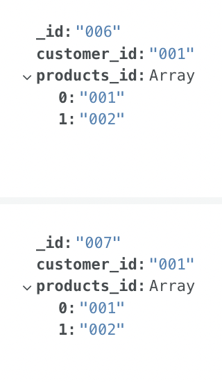 查詢陣列以獲取元素 MongoDB Node.js