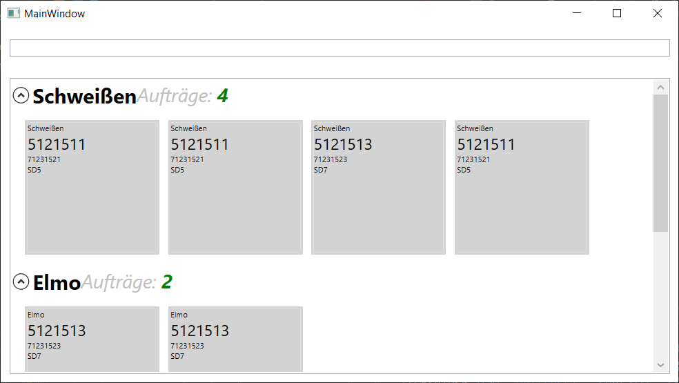 WPF C# 修改 ListView 組標題 - 資料系結