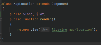 為什么@this 不能在我的 laravel-livewire(mapbox) 中作業?
