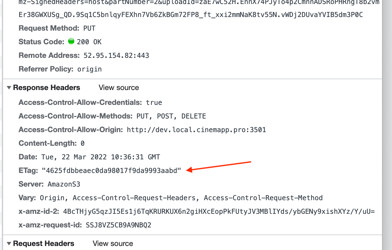 AngularJS 從 $http.put 請求中獲取 ETag 標頭