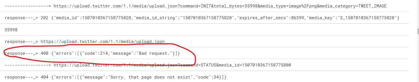 如何解決這個問題?來自 Google 應用程式腳本的 Twitter Api v1.1 發布多部分請求(附加端點)總是出錯