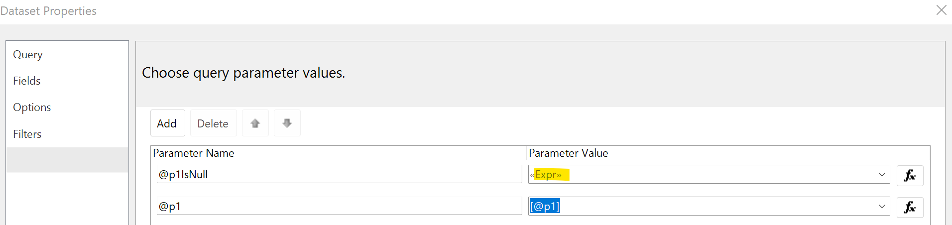 T-SQL 和 SSRS 多引數