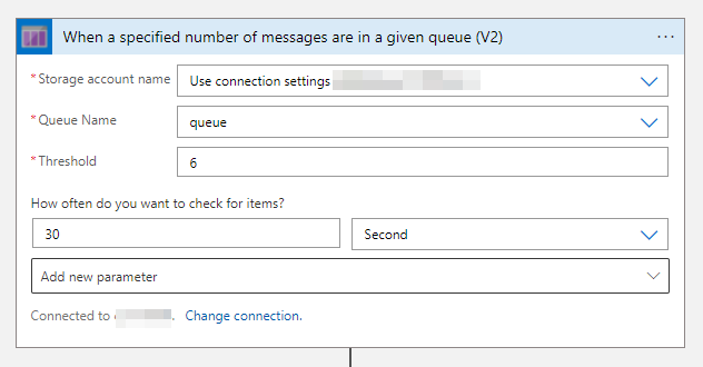 Azure LogicApp 從存盤佇列讀取訊息但不處理