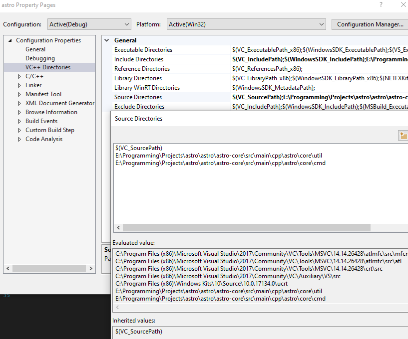 Visual Studio 拋出 LNK2019 和解決方案缺少頭檔案/源檔案