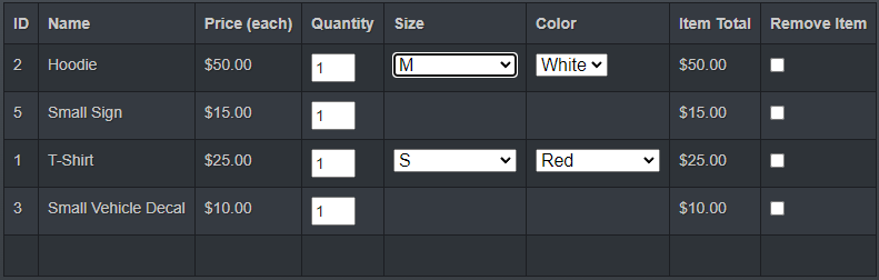 Gridview 每一行的 2 個 DropDownLists