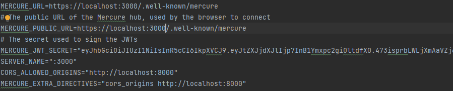 Symfony 5.4 - 我應該如何使用 symfony 正確啟動 Mercure