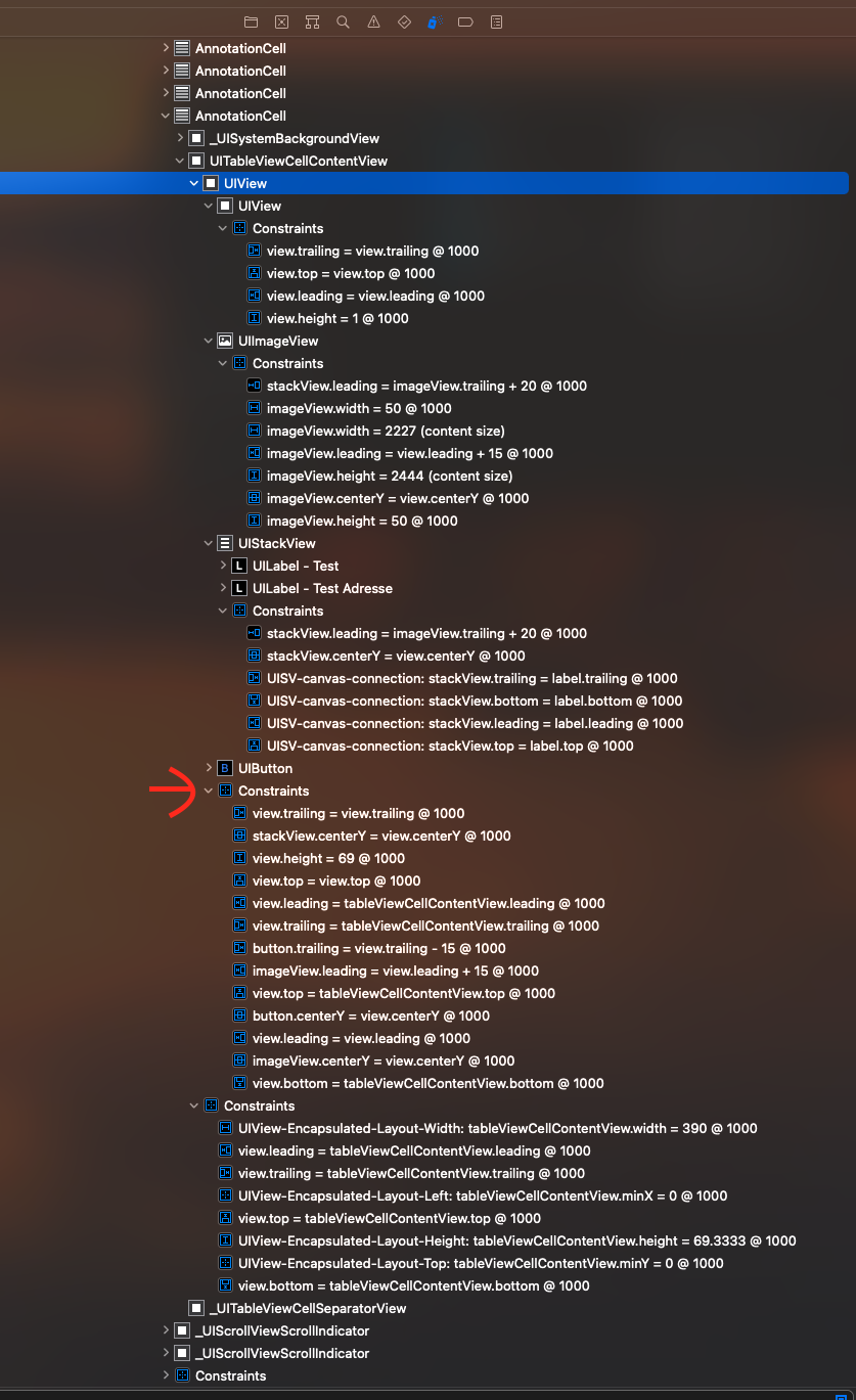 Swift:封裝的布局高度總是比視圖大 0.333