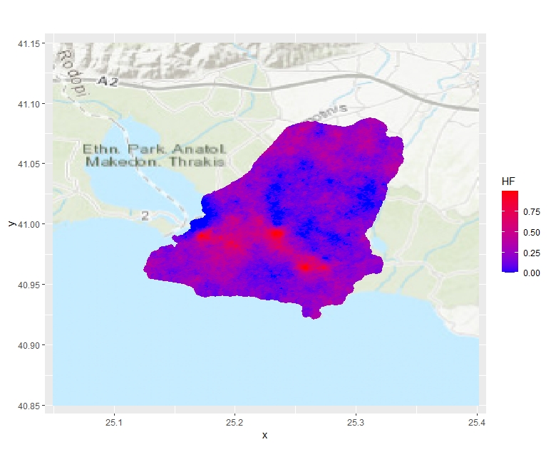 在ggplot2中設定連續色標