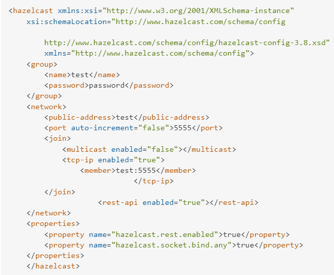 Hazelcast 啟用 rest-api
