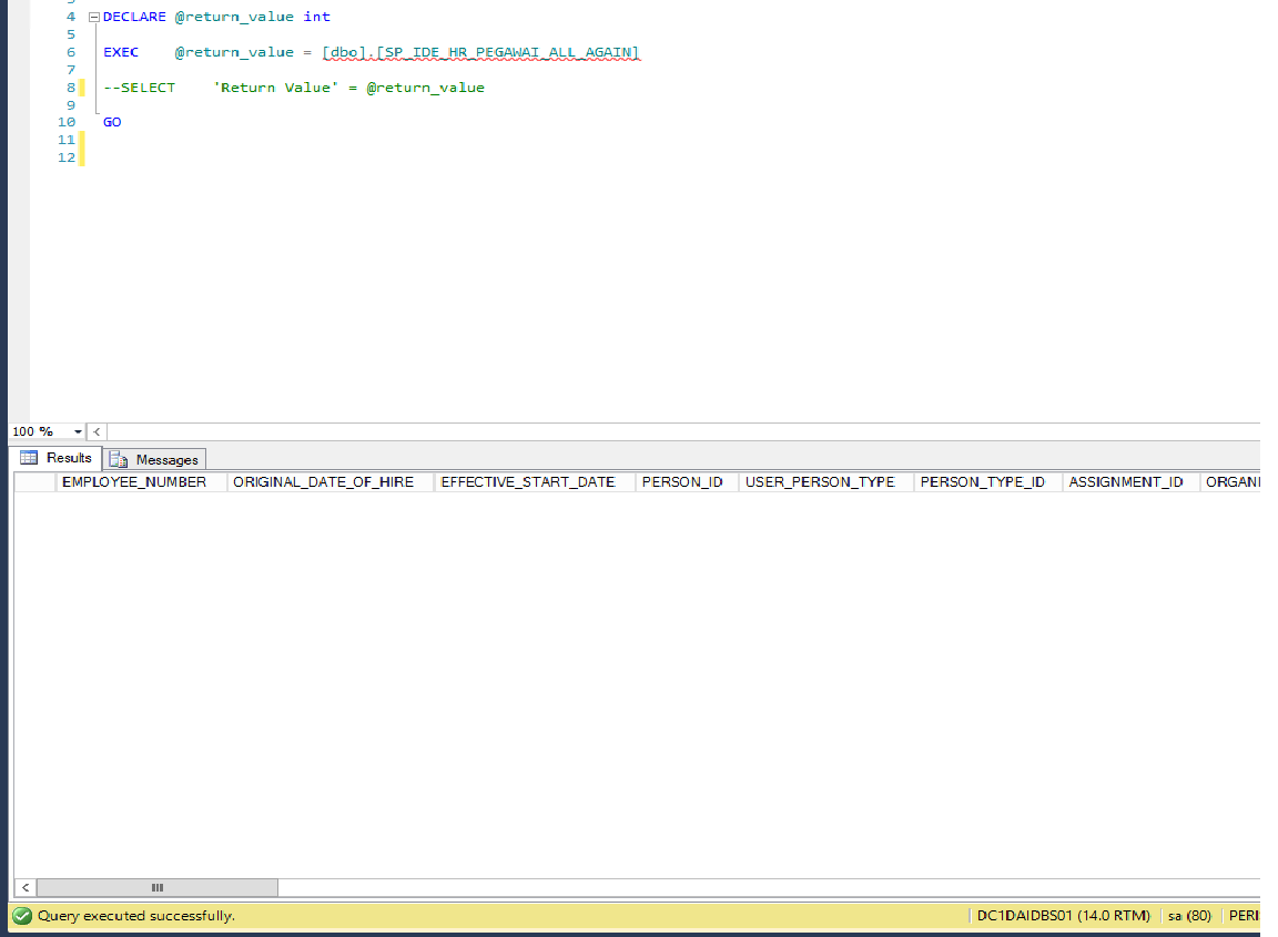 將服務器 SQL Server 鏈接到 Oracle 不回傳資料