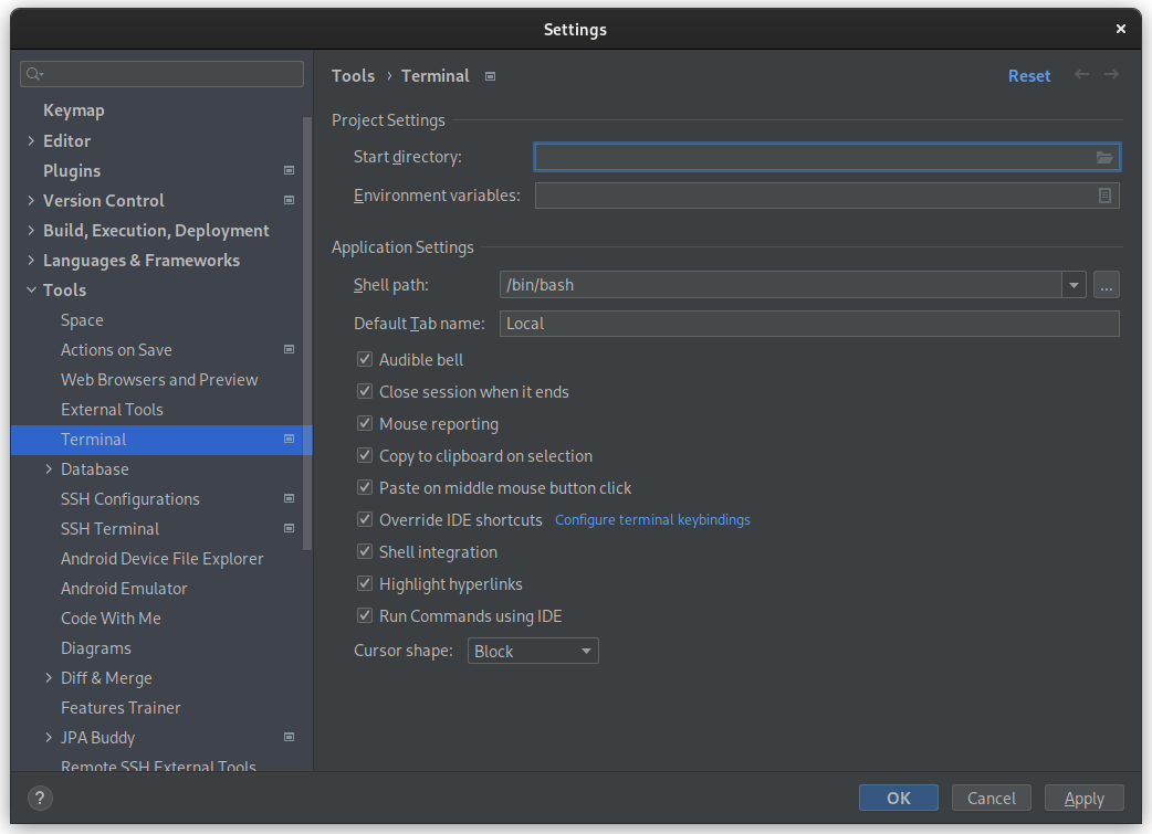 IntelliJ IDEA 終端看不到命令