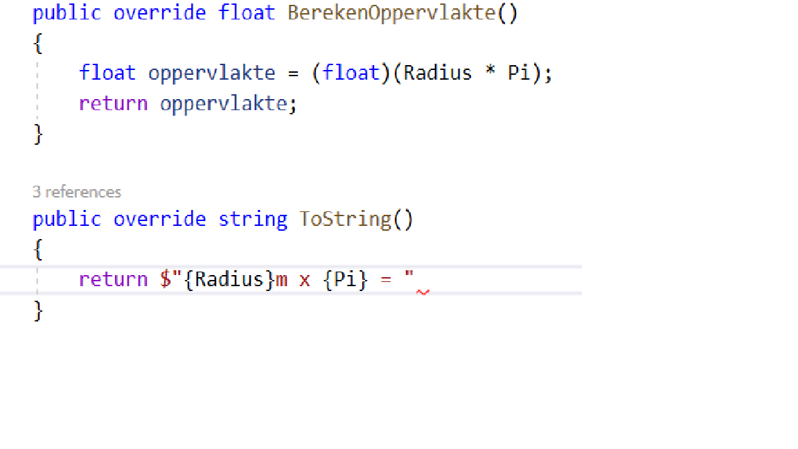 C# Windows 表單應用程式。覆寫 toString 問題