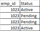 在sql oracle 10g中將兩行配對