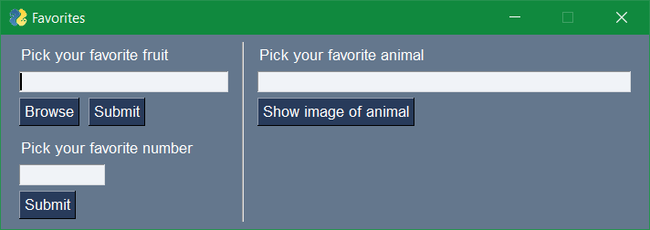 如何在 PySimpleGUI 中水平而不是垂直添加元素?