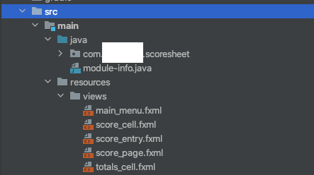 JavaFX 和 Gradle：加載默認視圖的正確方法是什么？