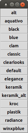 在 Class、Tkinter、ttkThemes、ThemedTk Python 中使用時如何更改整個應用程式的主題