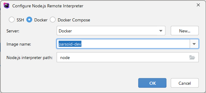 如何設定 PhpStorm/WebStorm 以在 docker 容器中使用 Node.js?