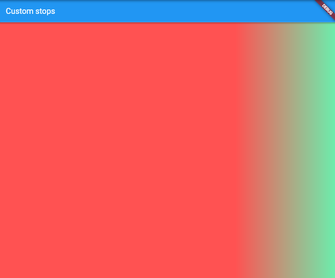 具有多個停靠點的 LinearGradient